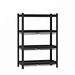 6 shelf metal storage rack
