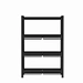 6 shelf metal storage rack