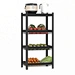 6 shelf metal storage rack