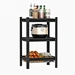 6 shelf metal storage rack